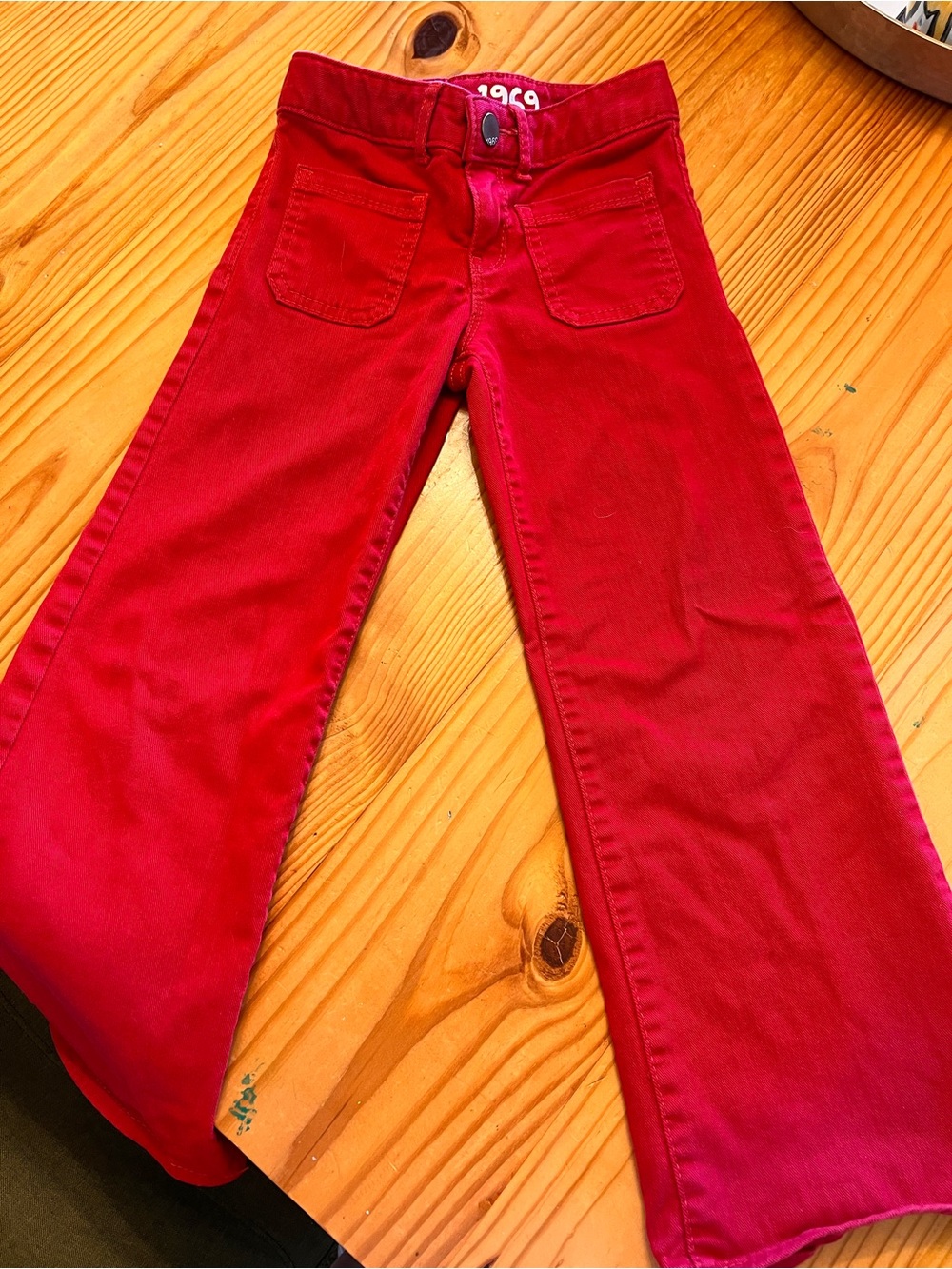 GAP Red Wide-Leg Women's Jeans